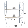 Rayonnage Epsivol One - kit départ 1750x1500x500 mm 2 niv - 354 kg/niveau