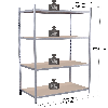 Rayonnage - Kit départ galvanisé 1760x1500x1000 mm 4 niv.