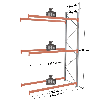 Rack - Kit suivant 4500x3300x1100 mm 3 niveaux de stockage palette