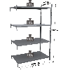 Rayonnage Kit suivant tôlé peint 2000x1010x700mm 4 niv.