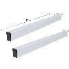 Rayonnage Epsivol vertical - Lot 2 de séparateurs tubes, intermédiaire l. 350 mm