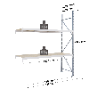 Rayonnage Epsivol One - kit suivant 2000x1500x400 mm 2 niv - 500 kg/niveau