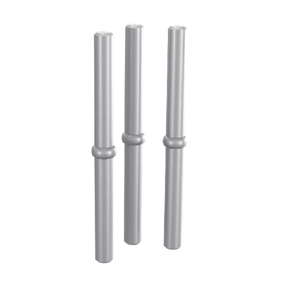 Cantilever léger - Lot de 3 butées amovibles longueur 100 mm galva Cantilever léger - Lot de 3 butées amovibles longueur 100 mm galva-Lire la description