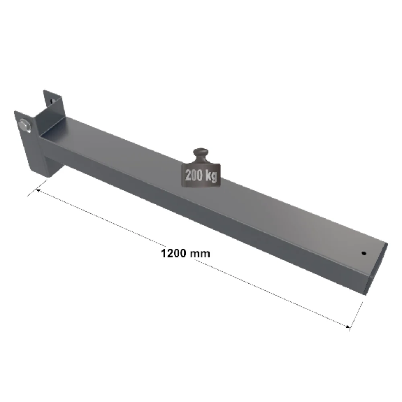 Cantilever lourd - Bras de profondeur 1200 mm peint Cantilever lourd - Bras de profondeur 1200 mm peint-Lire la description