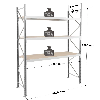 Rayonnage - kit départ 2000x1500x800 mm 3 niv. - 792 kg/niveau