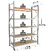 Rack hybride avec kit de départ 3000x2700x1100 mm