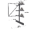 Rayonnage Cantilever léger double face