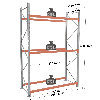 Rack - Kit départ 4500x1825x1100 mm 3 niveaux de stockage palette