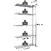 Rayonnage - kit suivant galvanisé H. 2000 mm L. 1250 mm P. 600 mm 5 niv.