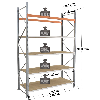 Rack hybride avec kit de départ 3000x2225x1100 mm