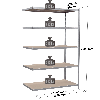 Rayonnage - Kit suivant galvanisé 2000x1000x800 mm 5 niv.
