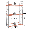 Rack - Kit départ 4500x2700x1100 mm 3 niveaux de stockage palette