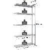 Rayonnage Adaptiv XL - kit suivant galva H. 2000 mm L. 1000 mm P. 500 mm 5 niv.