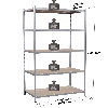 Rayonnage - Kit départ galvanisé 2000x1500x500 mm 5 niv.