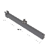 Cantilever léger - Bras de profondeur 700 mm peint