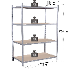 Rayonnage - Kit départ galvanisé 1760x1500x600 mm 4 niv.