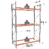 Rack Epsirack XL - Kit départ 6000x2700x1100 mm 3 niv. de stockage palette