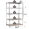 Rayonnage - Kit départ galvanisé 2000x1000x600 mm 5 niv.
