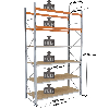 Rack hybride avec kit de départ 4500x2700x1100 mm