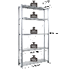 Rayonnage Adaptiv XL - kit départ galva H. 2000 mm L. 1000 mm P. 600 mm 5 niv.