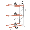 Rack de stockage 3 niveaux pour palettes