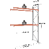 Rack - Kit suivant 3000x3300x1100 mm 2 niveaux de stockage palette