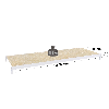Rayonnage - niveau sup. peint 1500x800 mm, capacité charge 465 kg