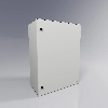 Armoire monobloc industrielle BRES-86, 800x600x300mm. En GRP.