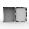 Armario monoblock industrial BRES-65, 600x500x230mm. En PRFV.