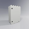 Armario monoblock industrial BRES-64, 600x400x230mm. En PRFV.