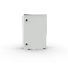 Armario monoblock industrial BRES-64, 600x400x230mm. En PRFV.