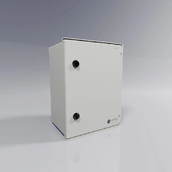 Armario monoblock industrial BRES-43, 400x300x200mm. En PRFV.-Leer más