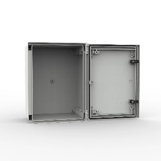 Industrieller Monoblock-Schrank BRES-43, 400x300x200mm. In GFK-Beschreibung lesen