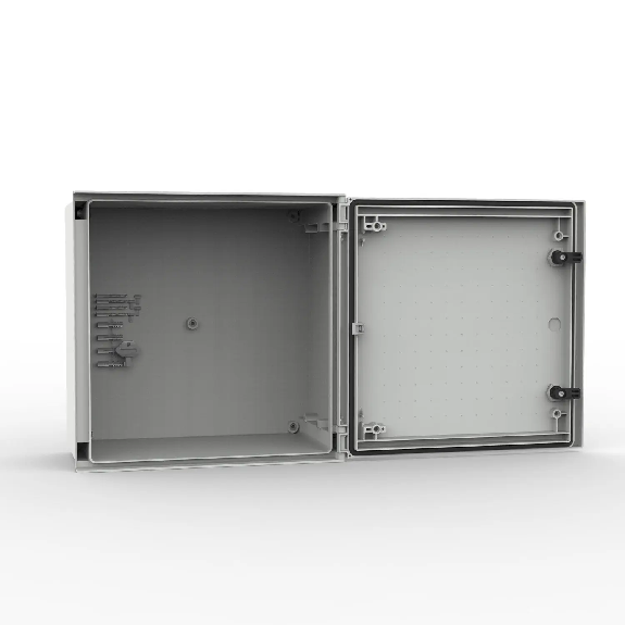 Armario monoblock industrial BRES-44, 400x400x200mm. En PRFV.-Leer más