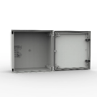 Industrieller Monoblock-Schrank BRES-44, 400x400x200mm. In GFK-Beschreibung lesen
