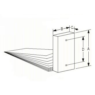 Placas magnéticas para la separación de chapas 275 x 75 x 30 mm-Leer más