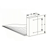 Placas magnéticas para la separación de chapas 400 x 180 x 90 mm