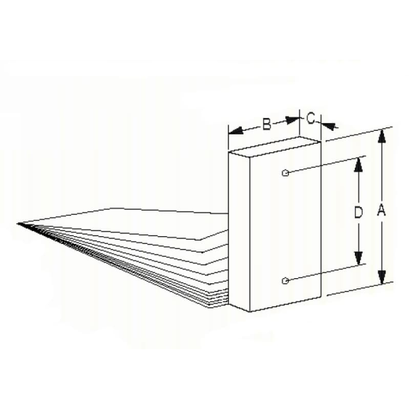Placas magnéticas para la separación de chapas 610 x 280 x 95 mm-Leer más
