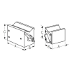 Base magnética 90x59x49 mm desconectable