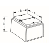 Desmagnetizador de sobremesa 220 x 170 x 122 mm