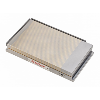 Plateaux magnétique avec aimant Néodyme et pôle extra-fin 250x150x40 mm-Lire la description