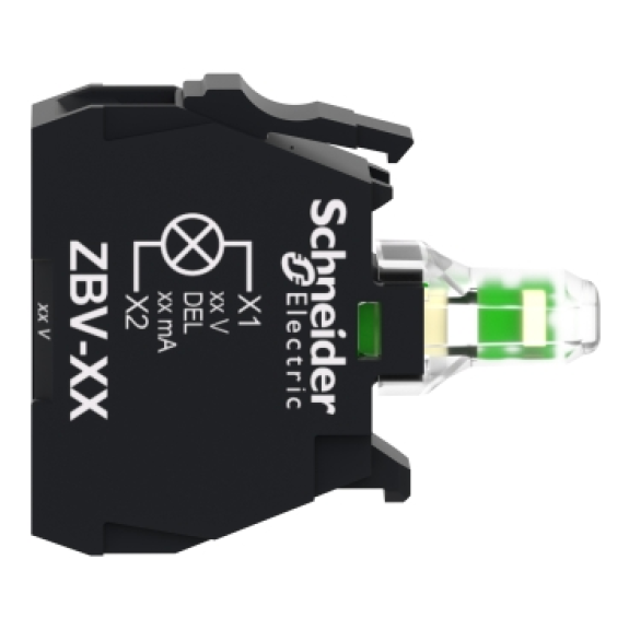 Schneider Electric - Universelles LED-Modul, Harmony XB4 und XB5, 22mm, 30mm, weiß¸, Schraubklemme1-Beschreibung lesen