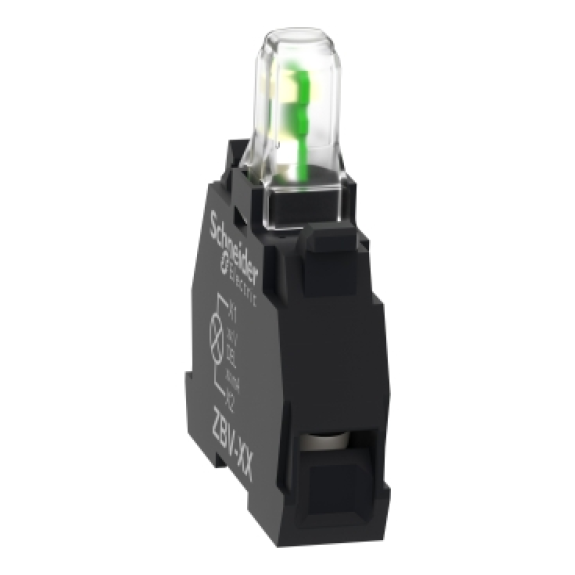 Schneider Electric - Universelles LED-Modul, Harmony XB4 und XB5, 22mm, 30mm, weiß¸, Schraubklemme1-Beschreibung lesen
