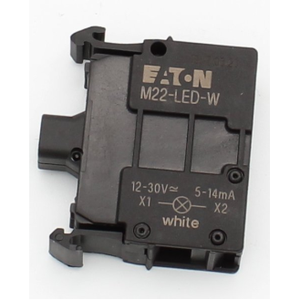 Eaton - M22-LED-W - Leuchtelement, LED, weiß, Frontbefestigung, 12 - 30 V AC/DC, Schraubanschluss-Beschreibung lesen