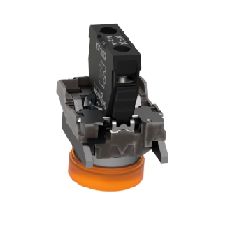 Schneider Electric - Leuchtmelder, Harmony XB4, Metall, 22mm, orange, universelle LED, glatte Kalotte-Beschreibung lesen