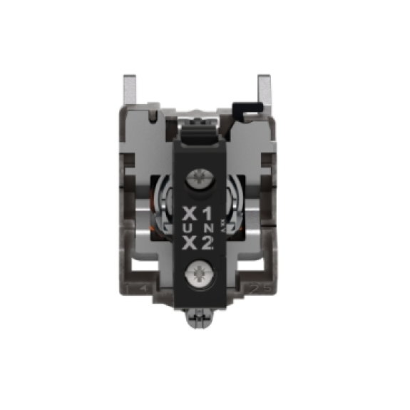 Schneider Electric - Leuchtmelder, Harmony XB4, Metall, 22mm, orange, universelle LED, glatte Kalotte-Beschreibung lesen