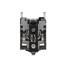Schneider Electric - Leuchtmelder, Harmony XB4, Metall, 22mm, orange, universelle LED, glatte Kalotte