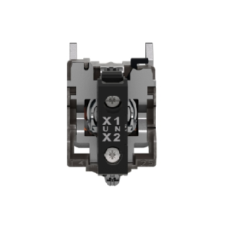 Schneider Electric - Leuchtmelder, Harmony XB4, Metall, 22mm, orange, universelle LED, glatte Kalotte-Beschreibung lesen