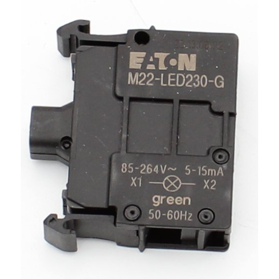Eaton - M22-LED230-G - Leuchtelement, LED, grün, Frontbefestigung, 85 - 264 V AC, Schraubanschluss-Beschreibung lesen