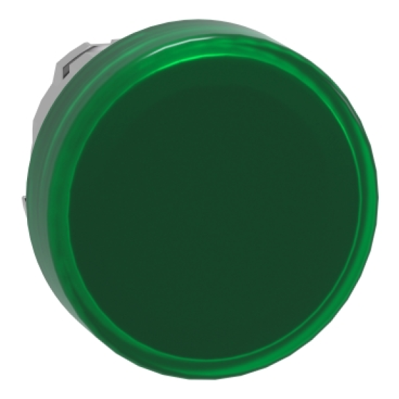 Schneider - Leuchtmelder, Frontelement, Harmony XB4, Metall, 22mm, grün, für universelle LED-Beschreibung lesen
